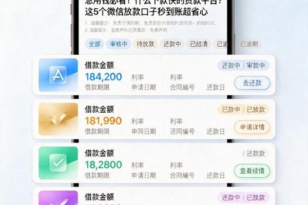 急用钱必看！什么下款快的贷款平台？这5个微信放款口子秒到账超省心