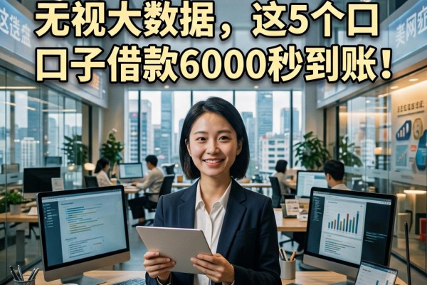 2026网贷必下的口子盘点：无视大数据，这5个口子借款6000秒到账！
