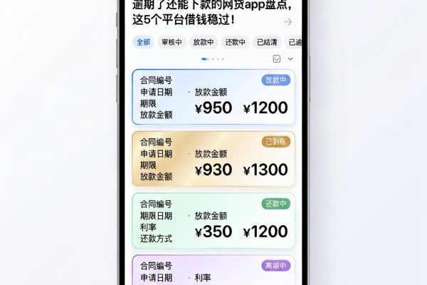 逾期了还能下款的网贷app盘点，这5个平台借钱稳过！
