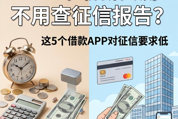 2026年最新实测！什么网贷不用查征信报告？这5个借款APP对征信要求低、秒放款