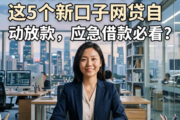 无视征信秒下款!这5个新口子网贷自动放款,应急借款必看