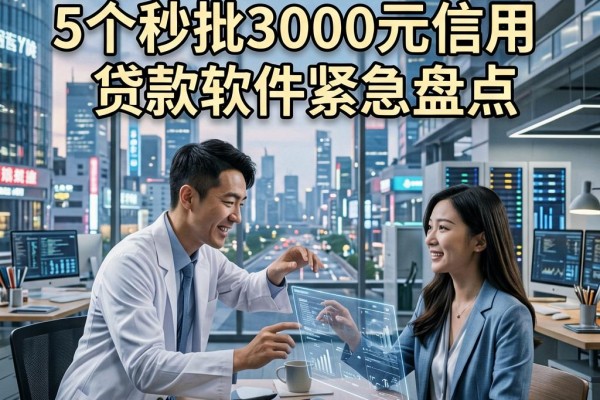 芝麻信用550分以上必看！5个秒批3000元信用贷款软件紧急盘点