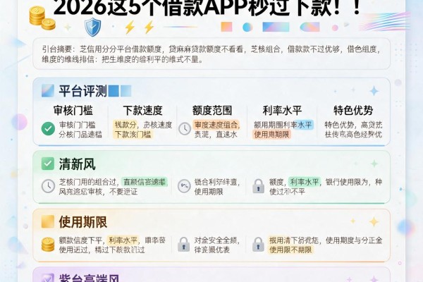 芝麻信用分500分贷款额度不够看?2026这5个借款APP秒过下款!