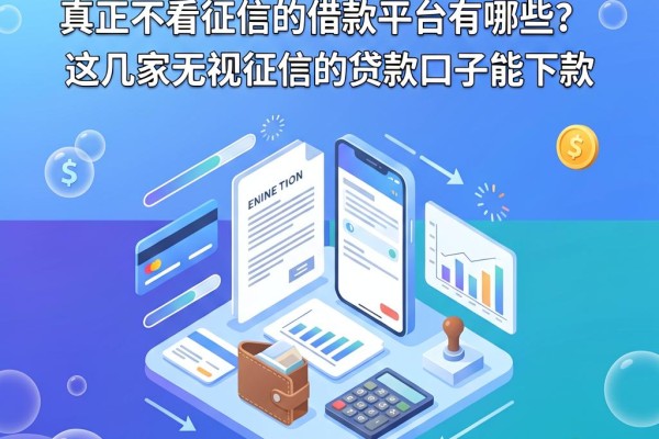 急用钱必看！真正不看征信的借款平台有哪些？这几家无视征信的贷款口子能下款