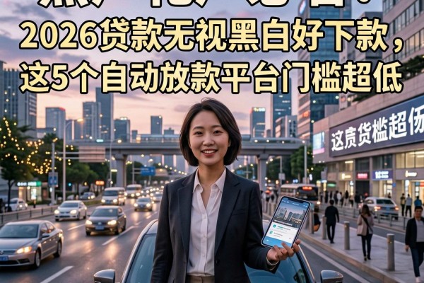 黑户花户必看！2026贷款无视黑白好下款，这5个自动放款平台门槛超低