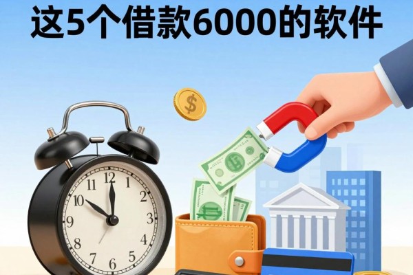 2026终于搞懂！这5个借款6000的软件，门槛极低的小额贷款真香