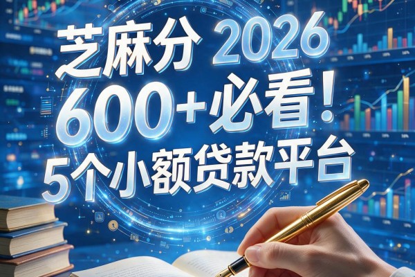 芝麻分600+必看！2026这5个小额贷款平台，1000元包下款稳解周转之急