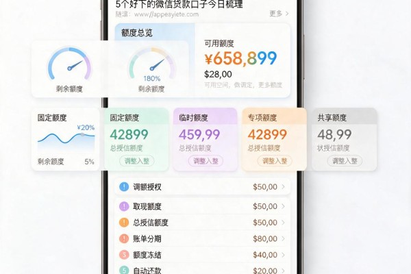 2026贷款必看!18岁白户也能轻松下款,5个好下的微信贷款口子今日梳理