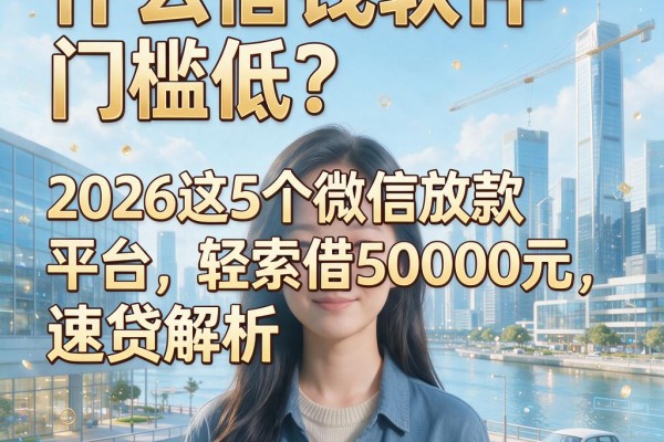 什么借钱软件门槛低?2026这5个微信放款平台,轻松借50000元,速贷解析