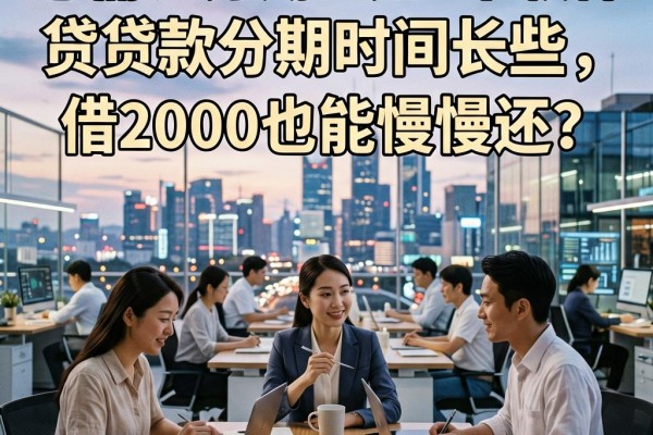 急需长分期？这5个软件贷款分期时间长些，借2000也能慢慢还