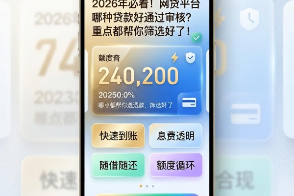 2026年必看!网贷平台哪种贷款好通过审核?重点都帮你筛选好了!