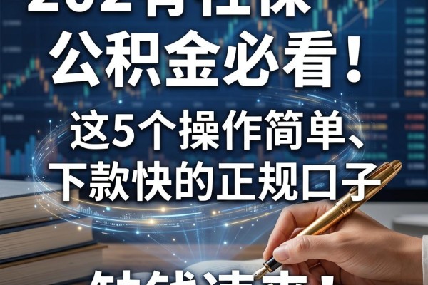 有社保和公积金必看!这5个操作简单、下款快的正规口子,缺钱速来!