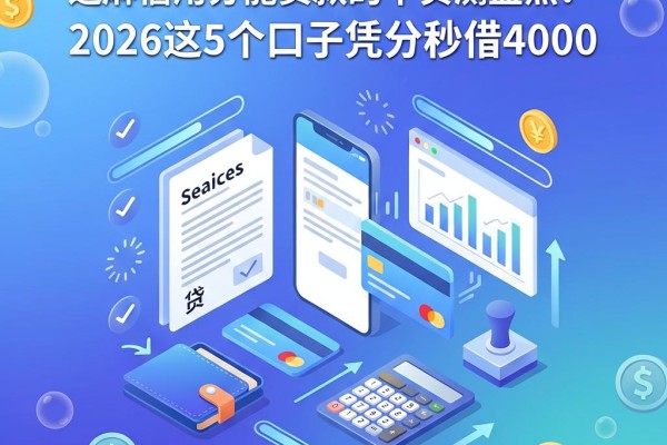 芝麻信用分能贷款的平台实测盘点!2026这5个口子凭分秒借4000
