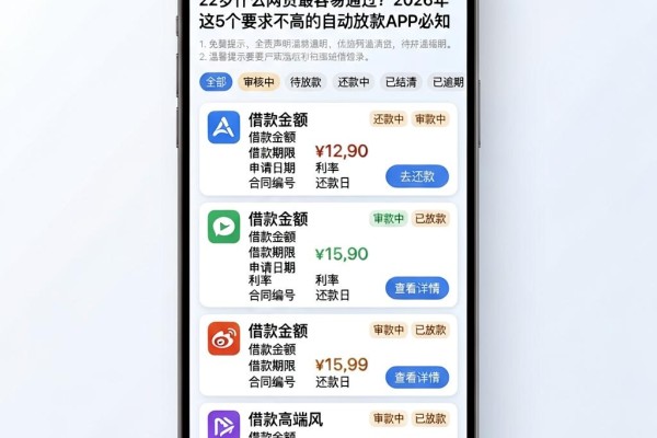 22岁什么网贷最容易通过?2026年这5个要求不高的自动放款APP必知