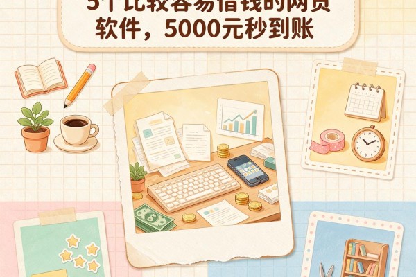 2026年难以置信!盘点5个比较容易借钱的网贷软件,5000元秒到账