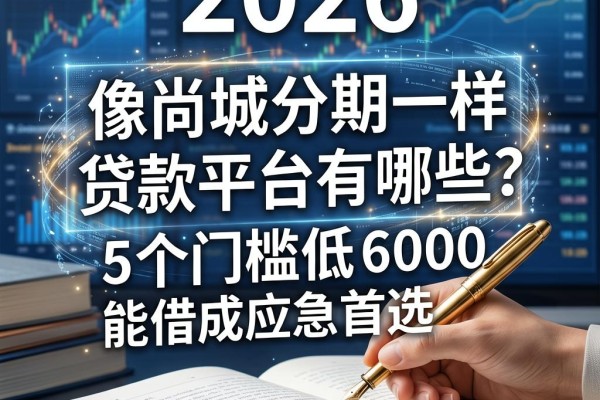 像尚城分期一样的贷款平台有哪些？2026这5个门槛低、能借6000的APP成应急首选