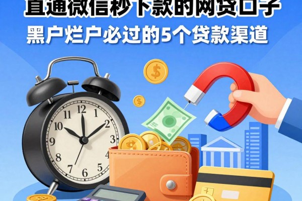 2026独家！直通微信秒下款的网贷口子，黑户烂户必过的5个贷款渠道都在这