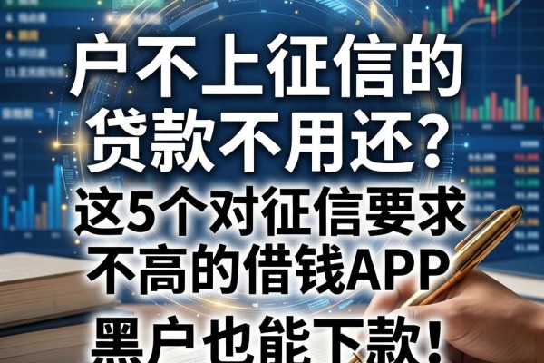 黑户不上征信的贷款不用还?这5个对征信要求不高的借钱APP,黑户也能下款!