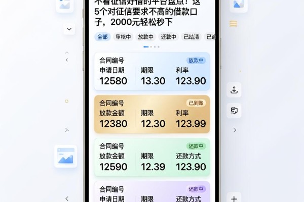 不看征信好借的平台盘点！这5个对征信要求不高的借款口子，2000元轻松秒下