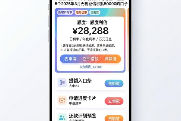 不查征信必下款的网贷软件有哪些?盘点5个2025年3月无视征信秒批50000的口子