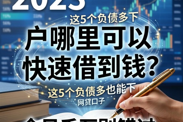黑户哪里可以快速借到钱？这5个负债多也能下的网贷口子今日千万别错过