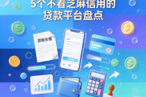 芝麻信用分不高也能借！5个不看芝麻信用的贷款平台盘点