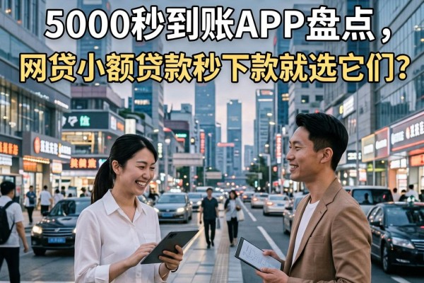 2026年必看！5个小额借款5000秒到账APP盘点，网贷小额贷款秒下款就选它们