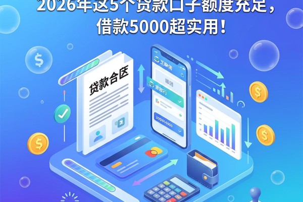 芝麻信用分630必下款的口子来了!2026年这5个贷款口子额度充足,借款5000超实用