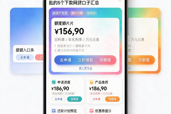 2026黑户必看!信用分551也能批的5个下款网贷口子汇总