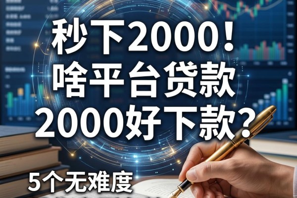 秒下2000!啥平台贷款2000好下款?这5个无难度操作亲测有效