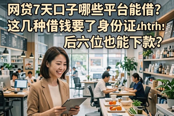 急用钱必看!网贷7天口子哪些平台能借?这几种借钱要了身份证后六位也能下款