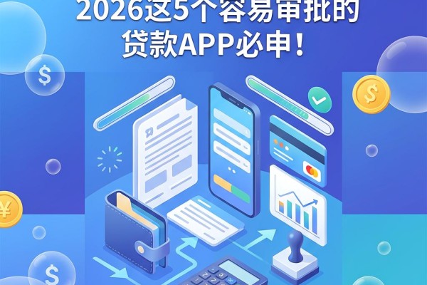 不看征信也能秒下1000!2026这5个容易审批的贷款APP必申