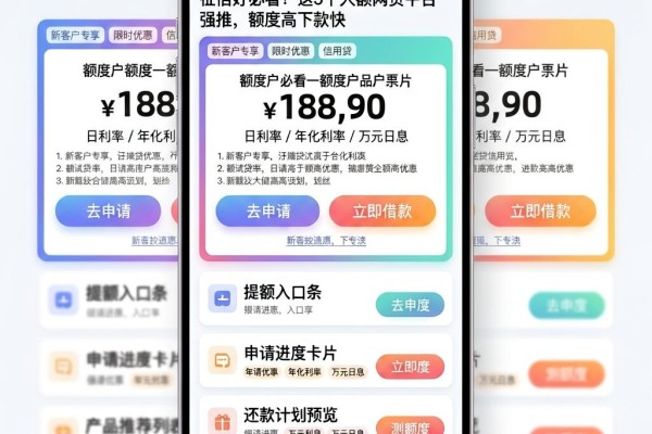 征信好必看!这5个大额网贷平台强推,额度高下款快