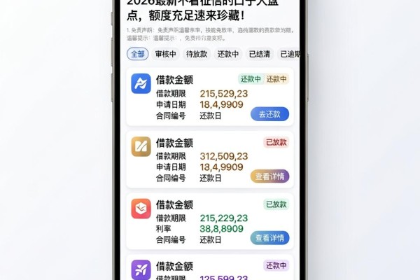 2026最新不看征信的口子大盘点,额度充足速来珍藏!