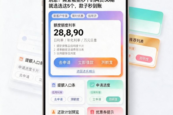 别急!频繁被拒秒下的网贷36期就选这5个,款子秒到账