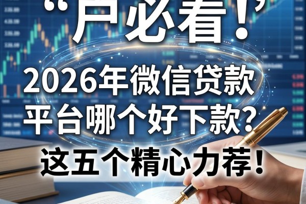 黑户必看!2026年微信贷款平台哪个好下款?这五个精心力荐!