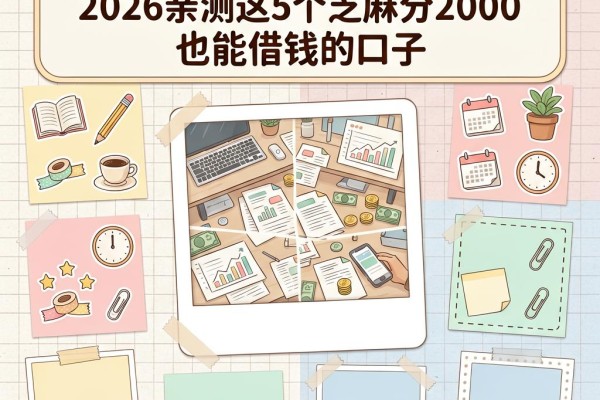 黑户网贷都要芝麻信用分吗?2026亲测这5个芝麻分2000也能借钱的口子
