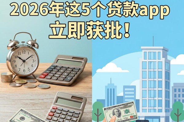 手机怎么贷款秒贷?2026年这5个贷款app无视征信年龄,立即获批!
