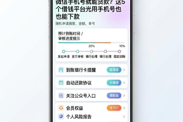 微信手机号就能贷款？这5个借钱平台光用手机号也能下款