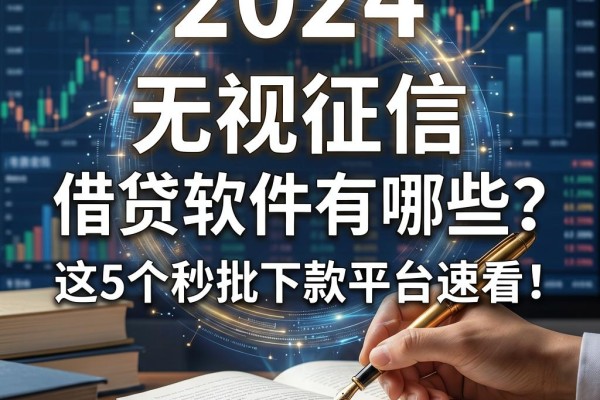 无视征信的借贷软件有哪些？这5个秒批下款平台速看！
