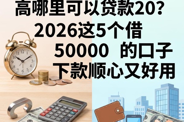 黑户征信差负债高哪里可以贷款20?2026这5个借5000的口子下款顺心又好用