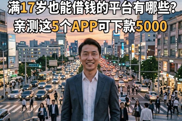 黑户必看!2026年官方通知:满17岁也能借钱的平台有哪些?亲测这5个APP可下款5000
