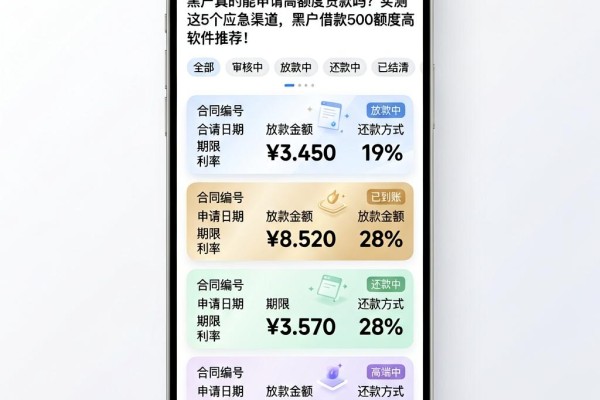 黑户真的能申请高额度贷款吗?实测这5个应急渠道,黑户借款500额度高软件推荐!