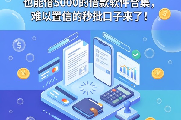 2026最新！5个黑户不查征信也能借5000的借款软件合集，难以置信的秒批口子来了！