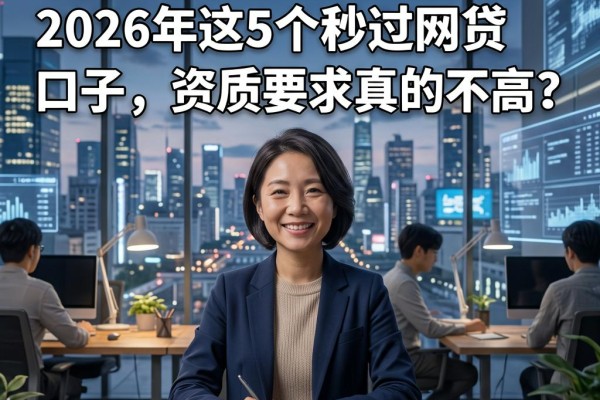网黑借款必下的口子大盘点！2026年这5个秒过网贷口子，资质要求真的不高
