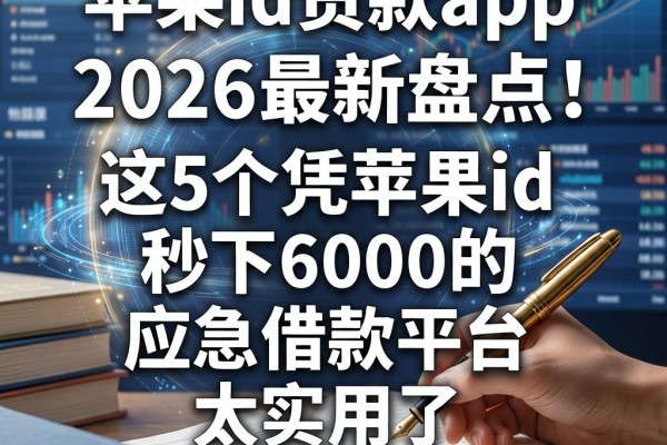 苹果id贷款app申请入口2026最新盘点:这5个凭苹果id秒下6000的应急借款平台太实用了