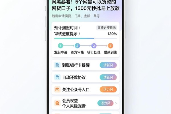 网黑必看！5个网黑可以贷款的网贷口子，1500元秒批马上放款