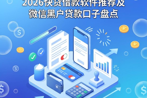 芝麻信用分500分也能秒批?2026快贷借款软件推荐及微信黑户贷款口子盘点