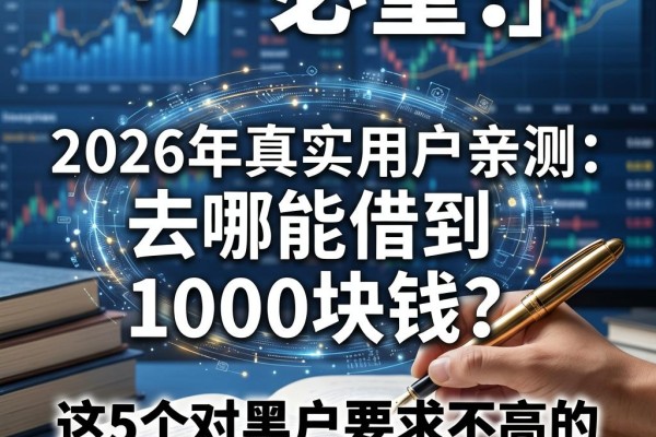 黑户必看!2026年真实用户亲测:去哪能借到1000块钱?这5个对黑户要求不高的借钱App权威聚合