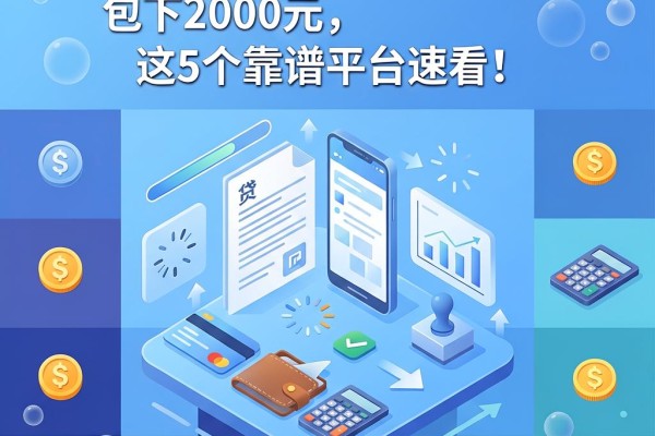 有身份证+手机号就能贷，包下2000元，这5个靠谱平台速看！